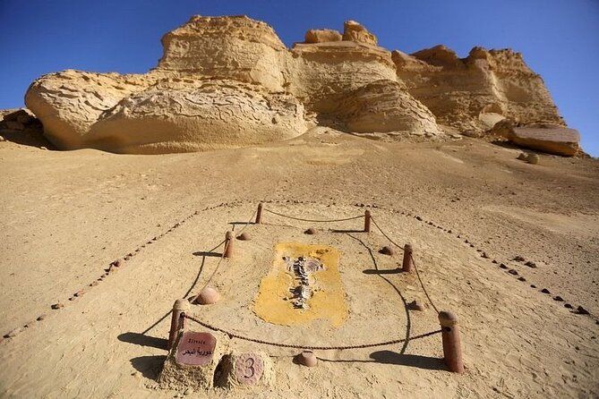 Scenic landscapes and waterfalls at Wadi El Rayan on El Fayoum and Wadi El Rayan Day Tour From Cairo